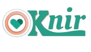 Green heart logo with 'Knir' text.